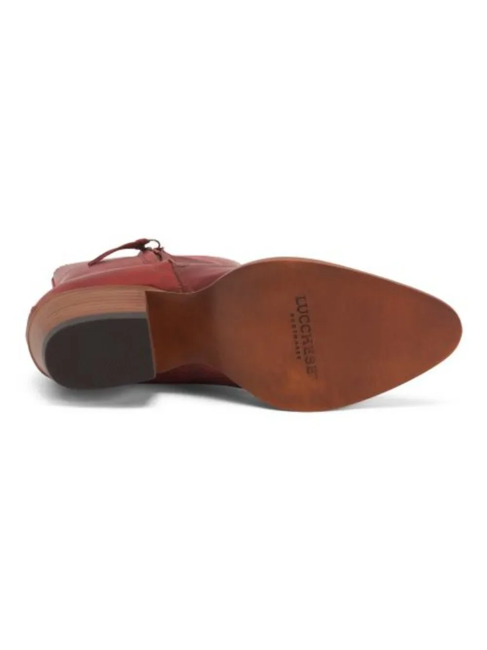 LUCCHESE Made In Brazil Leather Alexis Booties